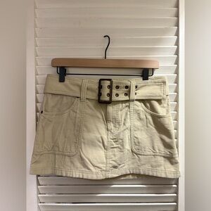 Abercrombie & Fitch Belted Mini Skirt